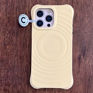 CASETIFY Ripple Case - Buttercream Yellow IPhone 15 Pro Max MagSafe Compatible